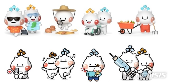 하남시의 마스코트 하남이, 방울이. (사진= 하남시 제공)