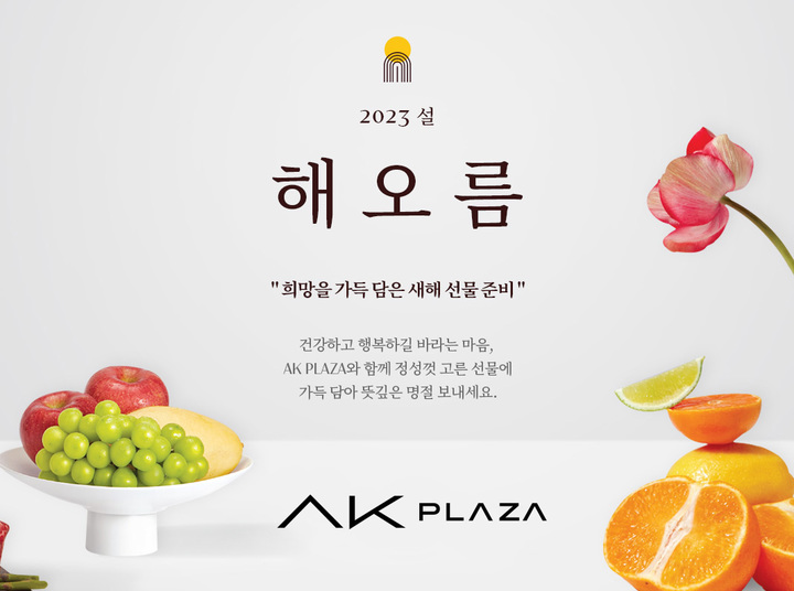 AK플라자, 설 선물세트 본 판매…실속형 한우세트 확대