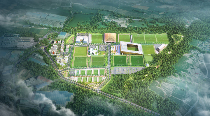 대한민국축구종합센터 도시개발사업 조감도 (사진= 천안시 제공) 2023.01.04. photo@newsis.com *재판매 및 DB 금지