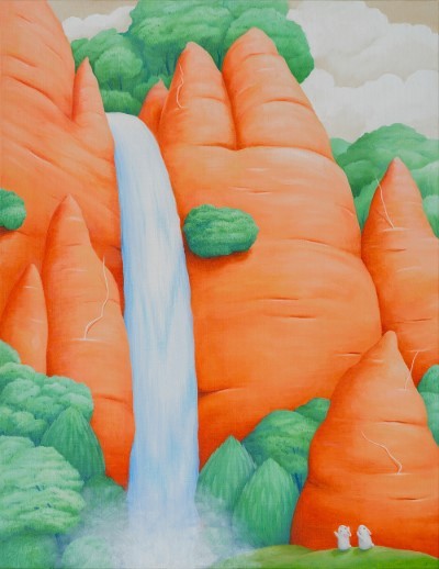 김표중_Carrotopia #2204_53.0X40.9cm_Oil on canvas_2022 *재판매 및 DB 금지