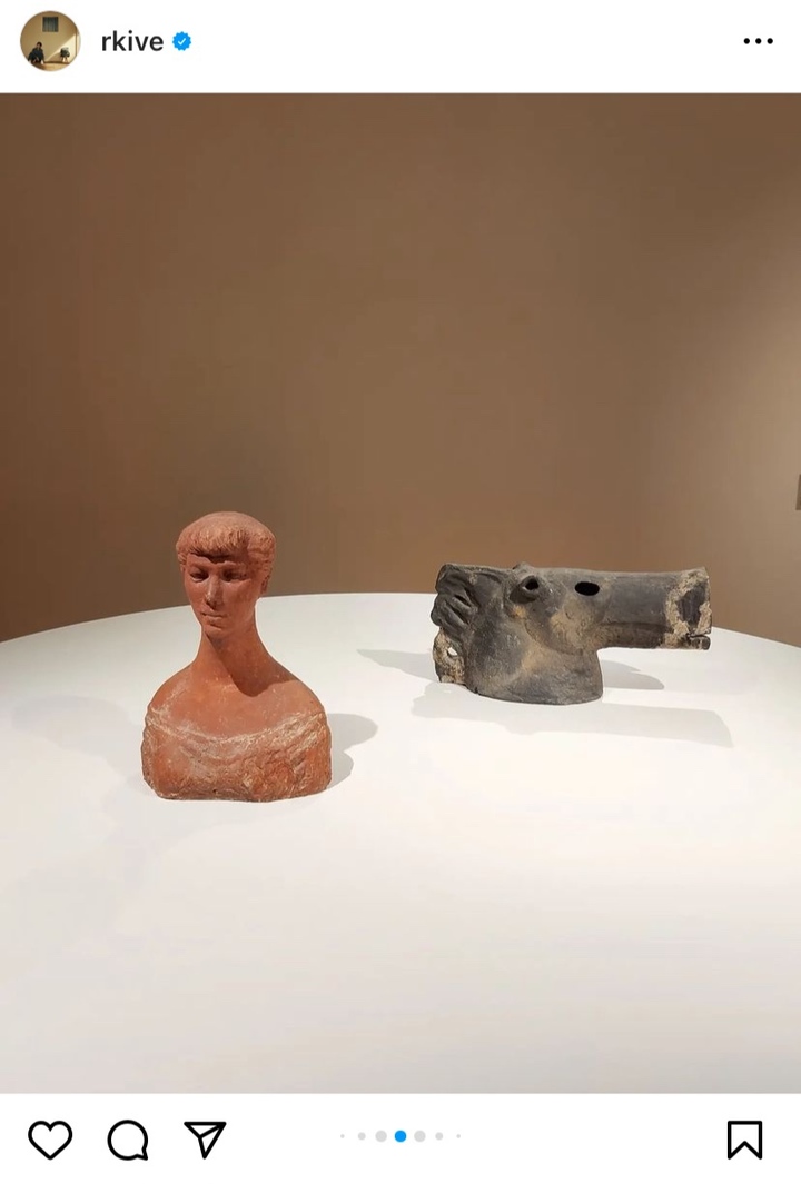 경남도립미술관에 전시된 권진규 작 '순아와 말' *재판매 및 DB 금지