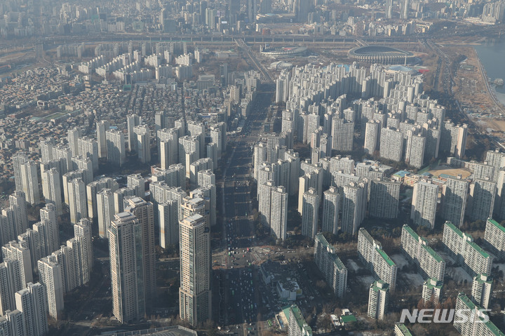 서울시내 아파트 단지. 뉴시스 자료사진. 