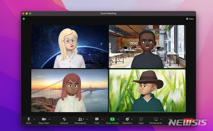 [서울=뉴시스] 줌 미팅에 맞춤형 아바타 출시. (사진=줌 제공) 2023.01.10. photo@newsis.com