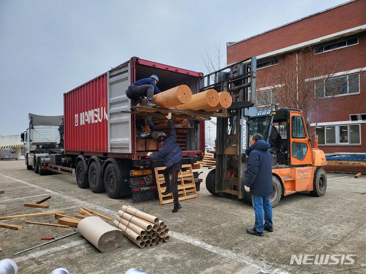 [전주=뉴시스]윤난슬 기자 = 한옥선적 모습.(사진=전북대 제공) 
