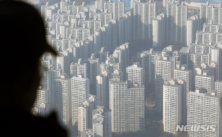 서울시내 아파트 단지. 뉴시스 자료사진.