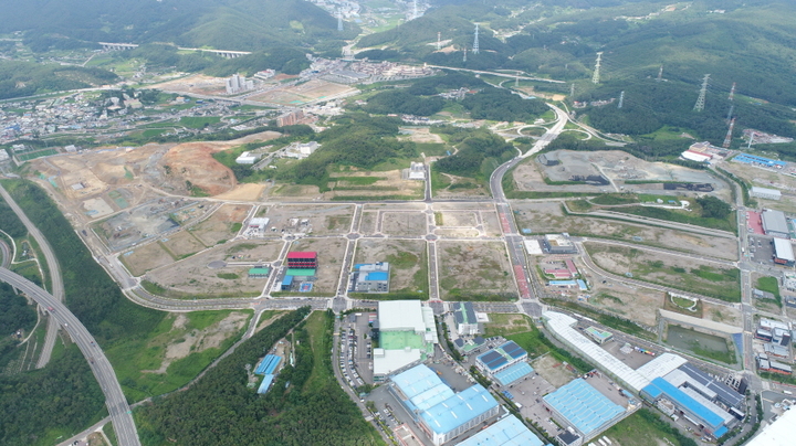 [부산=뉴시스] 기장군 동남권 방사선 의·과학 일반산업단지 전경. (사진=기장군청 제공) *재판매 및 DB 금지