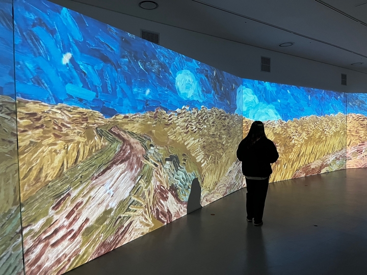 반 고흐, 영혼의 편지 몰입형 실감 미디어아트. *재판매 및 DB 금지