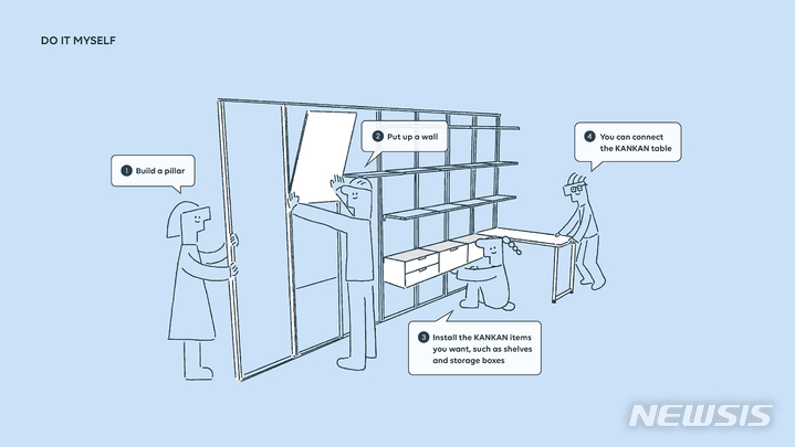 [서울=뉴시스] 칸칸스마트스페이스. (이미지=코오롱글로벌 제공)