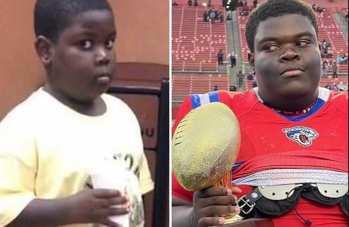 [서울=뉴시스] '파파이스 소년'이었던 콜린은 10년이 지난 현재 대학 미식축구 팀의 라인맨으로 데뷔하게 됐다. 콜린은 파파이스와 '사업 이야기'를 하고 싶다고 적극적으로 어필했다 (사진출처: 다이너스트 콜린 인스타그램 캡처) 2023.01.17. *재판매 및 DB 금지