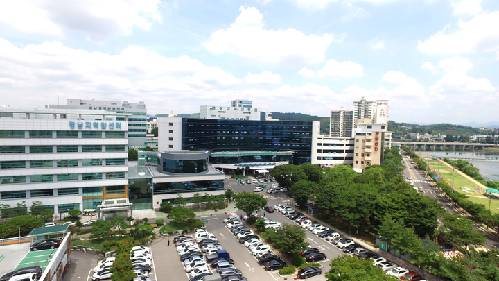 [진주=뉴시스]경상국립대학교 병원 전경. *재판매 및 DB 금지