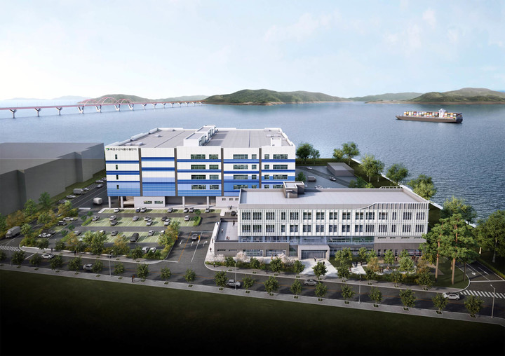 [목포=뉴시스] 수산식품수출단지 조감도. *재판매 및 DB 금지