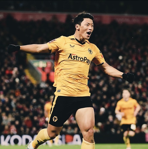 [서울=뉴시스]황희찬. 2023.01.23. (사진=울버햄튼 공식 SNS 갈무리) *재판매 및 DB 금지