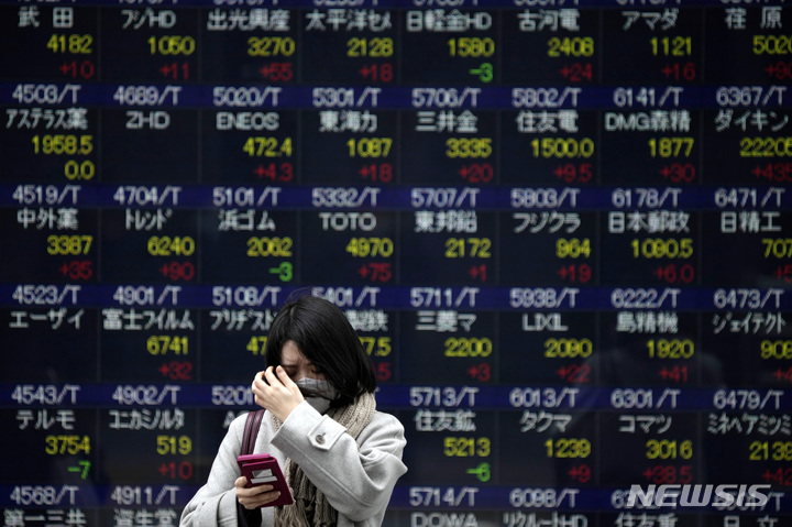 日증시, 美·아시아 증시 영향으로 하락 마감…닛케이지수 0.39%↓