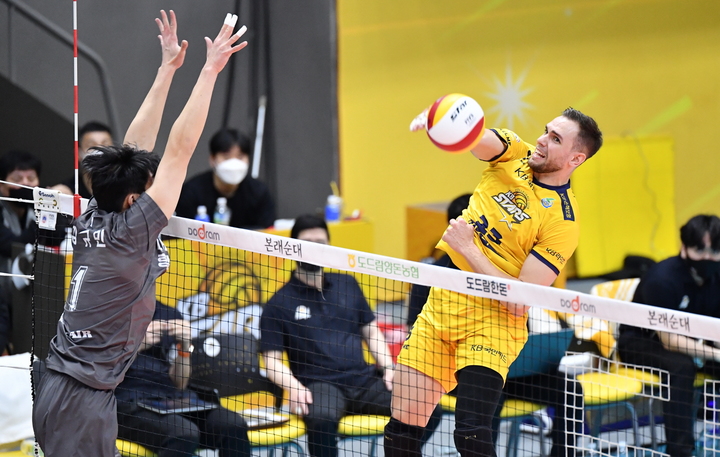 [서울=뉴시스]비예나. 2023.01.25. (사진=한국배구연맹 제공)&nbsp; *재판매 및 DB 금지