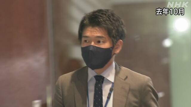 [서울=뉴시스] 기시다 쇼타로 총리비서관. (사진출처: NHK) 2023.01.26. *재판매 및 DB 금지