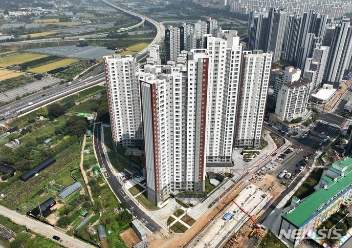 능곡 1구역에 조성된 아파트. (사진=고양시 제공) 