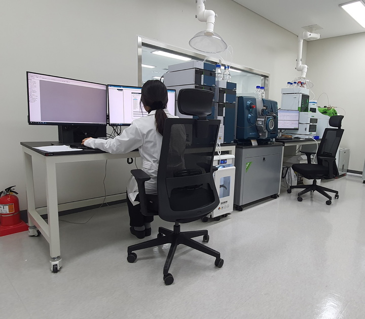 [진주=뉴시스] 진주시 농산물가공 분석실. *재판매 및 DB 금지