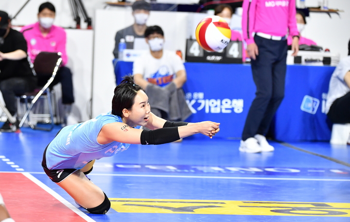 [서울=뉴시스]오지영. 2023.01.26. (사진=한국배구연맹 제공) *재판매 및 DB 금지