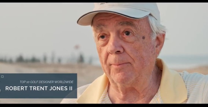 로버트 트랜트 존스 주니어. 세계적인 골프장 설계 디자이너 (호이아나 골프장 유투브 갈무리) *재판매 및 DB 금지