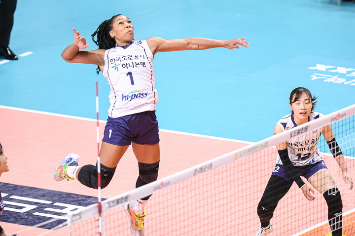 [서울=뉴시스]도로공사 캣벨. 2023.01.27. (사진=한국배구연맹 제공)&nbsp; *재판매 및 DB 금지