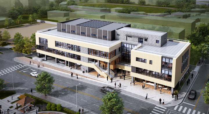 [광주=뉴시스] 광주 북구 운암복합문화체육센터 조감도. (사진=광주 북구 제공) 2023.01.28. photo@newsis.com *재판매 및 DB 금지