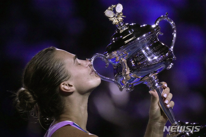 [멜버른=AP/뉴시스]아리나 사발렌카