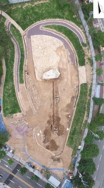 [서울=뉴시스] 김해 구산동 지석묘 발굴조사 구역 현황 (사진=문화재청 제공) 2023.01.30. photo@newsis.com&nbsp; *재판매 및 DB 금지