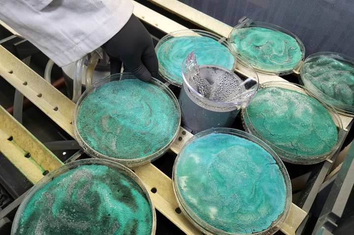 [서울=뉴시스] 전통 인공 무기안료 동록 제조기술 연구 (사진=문화재청 제공) 2023.01.31. photo@newsis.com *재판매 및 DB 금지