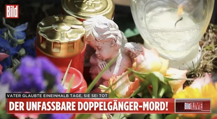 [서울=뉴시스] 한 이라크계 독일 여성이 본인의 죽음을 위장하기 위해 자신과 닮은 여성을 인스타그램에서 찾아 친구와 함께 살해한 것으로 추정된다고 독일 바이에른 검찰이 발표했다. <출처 : BILD 유튜브 캡처> 2023.01.31. *재판매 및 DB 금지