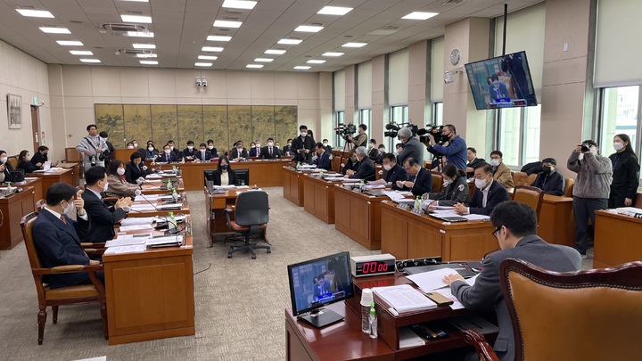 국회 문화체육관광위원회는 31일 전체회의를 열고 게임 확률형 아이템 정보 공개 의무화를 담은 게임산업진흥에 관한 법률(게임법) 일부 개정안을 통과시켰다.(사진=최은수 기자) *재판매 및 DB 금지