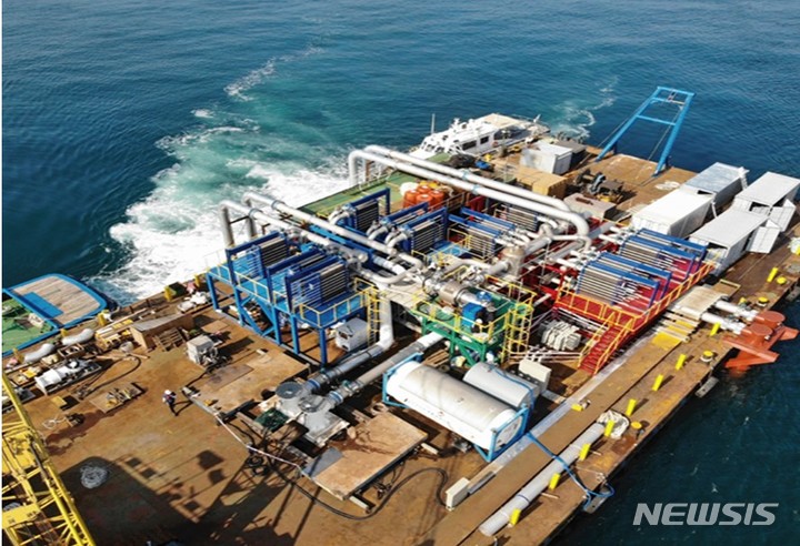 [서울=뉴시스] 마셜제도 해수온도차 발전사업.