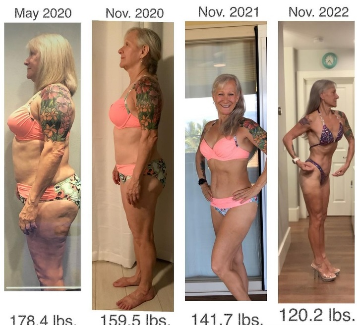 [서울=뉴시스] 변호사를 은퇴한 하와이 출신 일레네 블록(63)은 2020년부터 본격적으로 운동을 시작해 2년 반만에 보디빌딩 대회까지 출전했다 (사진출처: 인스타그램&nbsp; 캡처) 2023.02.02. *재판매 및 DB 금지