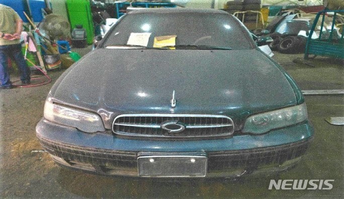 [인천=뉴시스] 이루비 기자 = 무단 방치 차량. (사진=인천 부평구 제공)