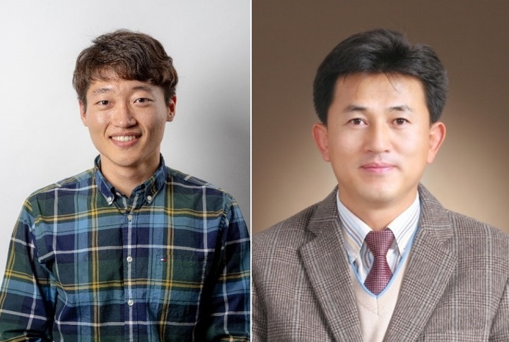 [제주=뉴시스' 2022년도 제주도기자상 대상을 수상한 KBS제주 문준영(왼쪽)·양경배 기자. (사진=제주도기자협회 제공) *재판매 및 DB 금지