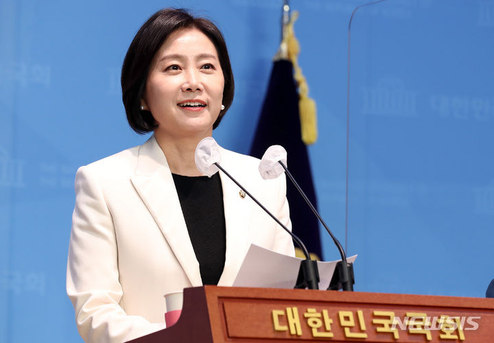 [서울=뉴시스] 이영환 기자 = 허은아 국민의힘 의원. 2023.02.03. 20hwan@newsis.com
