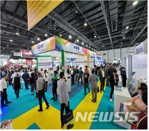 [광주=뉴시스]두바이의료기기전시회 KAPID 공동관 사진