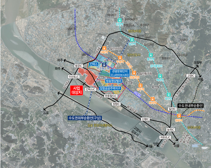 고양 일산 테크노밸리 위치도(사진=경기도 제공) *재판매 및 DB 금지