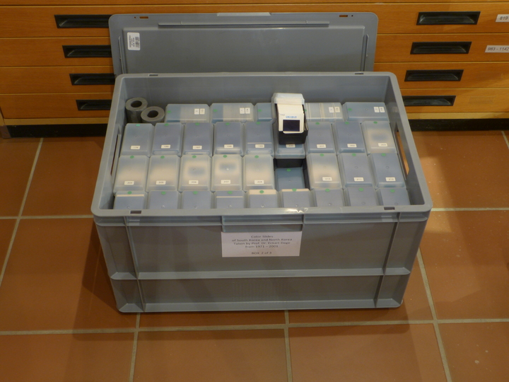 독일 지리학자 에카르트 데게로부터 기증 받은 필름. 사진 서울시립대 *재판매 및 DB 금지