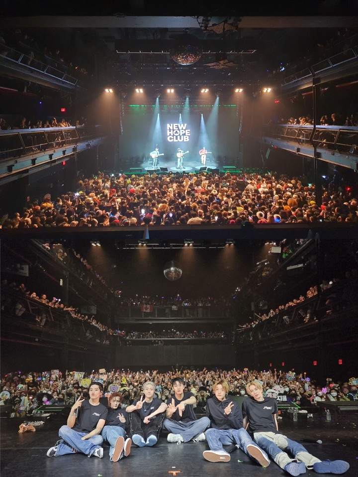 [서울=뉴시스] 피원하모니 미국 뉴욕 공연 현장 2023.02.07 (사진= FNC엔터테인먼트 제공) photo@newsis.com&nbsp; *재판매 및 DB 금지