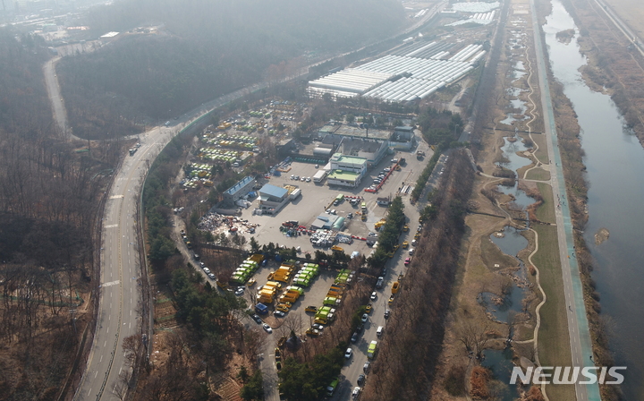 [성남=뉴시스] 성남 하수처리장 이전 부지