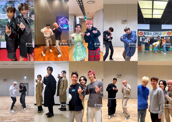 [서울=뉴시스] 투모로우바이투게더 '슈가 러쉬 라이드' 틱톡 챌린지 2023.02.07 (사진= 하이브 제공) photo@newsis.com *재판매 및 DB 금지