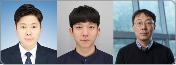 [대전=뉴시스] 왼쪽부터 김형민·전호범 박사과정생, 김도형 교수(사진=UST 제공) *재판매 및 DB 금지