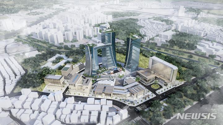 [서울=뉴시스]서울시는 지난 8일 제2차 도시·건축공동위원회를 열어 '더케이호텔 부지 도시계획변경 사전협상 대상지 선정 자문안'에 대해 원안 동의했다고 9일 밝혔다. (사진=서울시 제공). 2023.02.09. photo@newsis.com