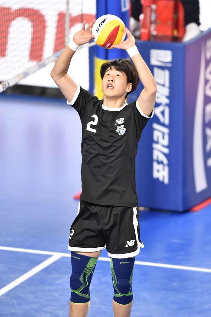 [서울=뉴시스]현대캐피탈 이현승. 2023.02.09. (사진=한국배구연맹 제공)&nbsp; *재판매 및 DB 금지