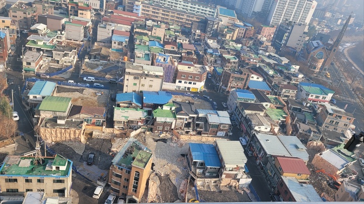 토지 소유권 확보 실패로 지구단위계획구역 지정 효력을 잃게 된 역말1지구. (사진=하남시 제공) *재판매 및 DB 금지