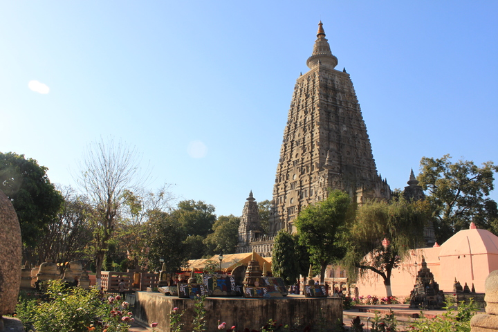 [서울=뉴시스] 부처 성도지 '부다가야'에 있는 마하보디 대탑 (사진=대한불교조계종 제공) 2023.02.10. photo@newsis.com *재판매 및 DB 금지