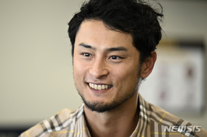 [샌디에이고=AP/뉴시스]샌디에이고 파드리스 다르빗슈 유. 2023.02.11.