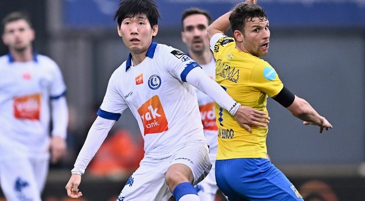 [서울=뉴시스]벨기에 프로축구 홍현석. (캡처=헨트 홈페이지)