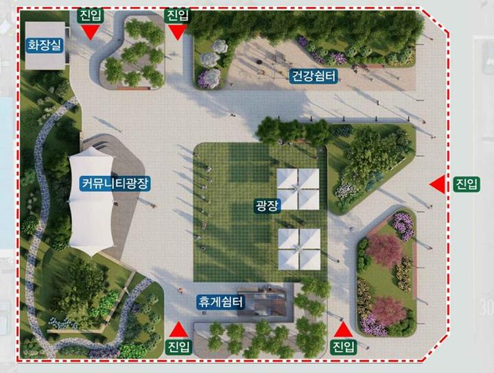샛별공원 계획평면도 *재판매 및 DB 금지