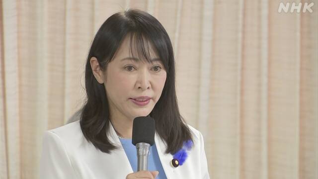 [서울=뉴시스] 모리 마사코 전 법무상. (사진출처: NHK) 2023.02.17. *재판매 및 DB 금지